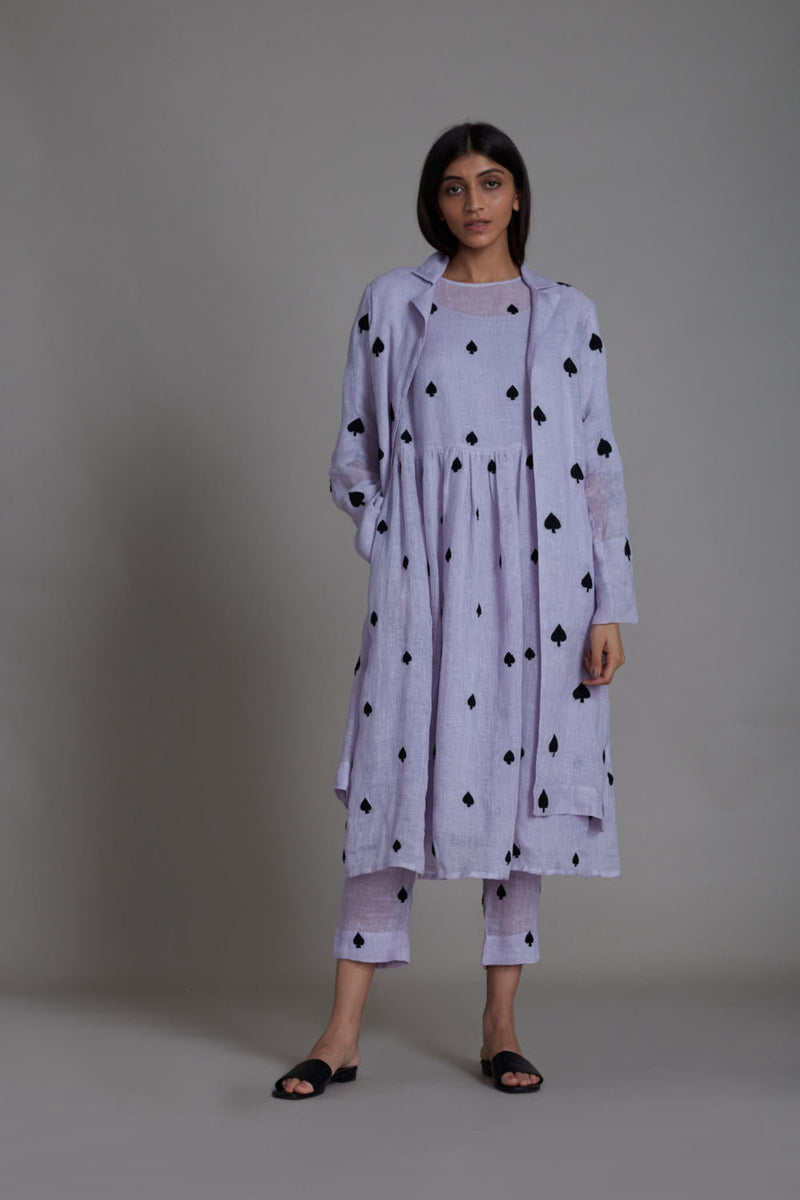 MATI TEEN PATTI JACKET-LAVENDER Jackets & Overlays by Mati for women Worldwide