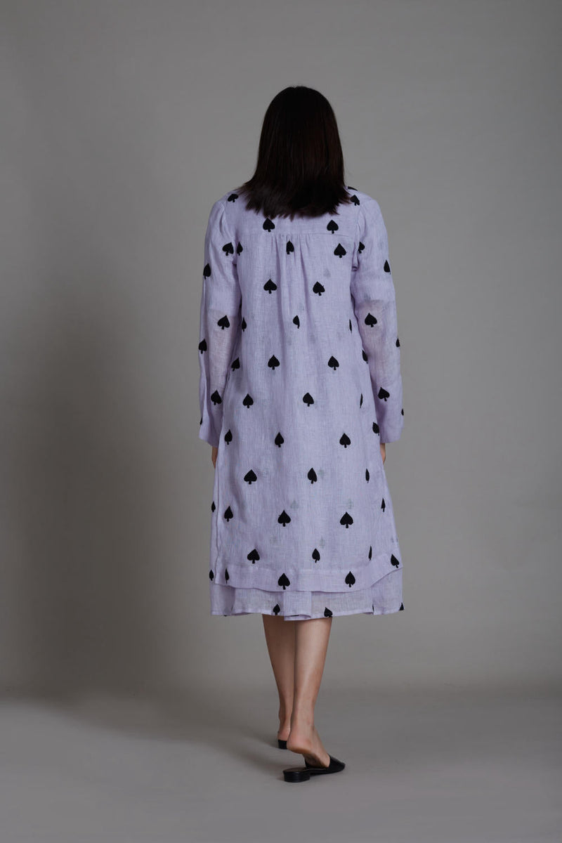 MATI TEEN PATTI JACKET-LAVENDER Jackets & Overlays by Mati for women Worldwide