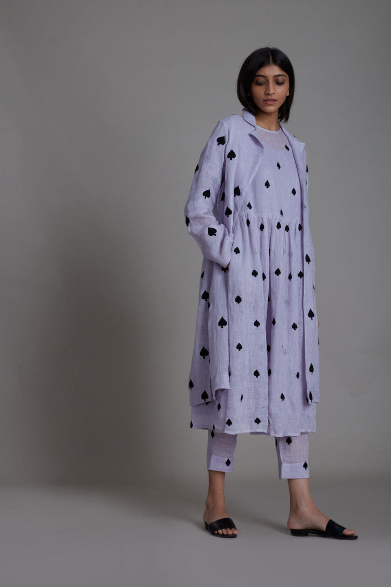 MATI TEEN PATTI JACKET-LAVENDER Jackets & Overlays by Mati for women Worldwide