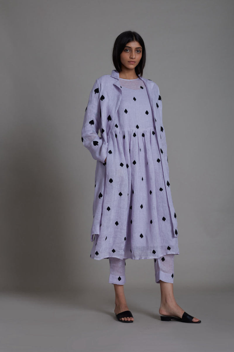 MATI TEEN PATTI JACKET-LAVENDER Jackets & Overlays by Mati for women Worldwide