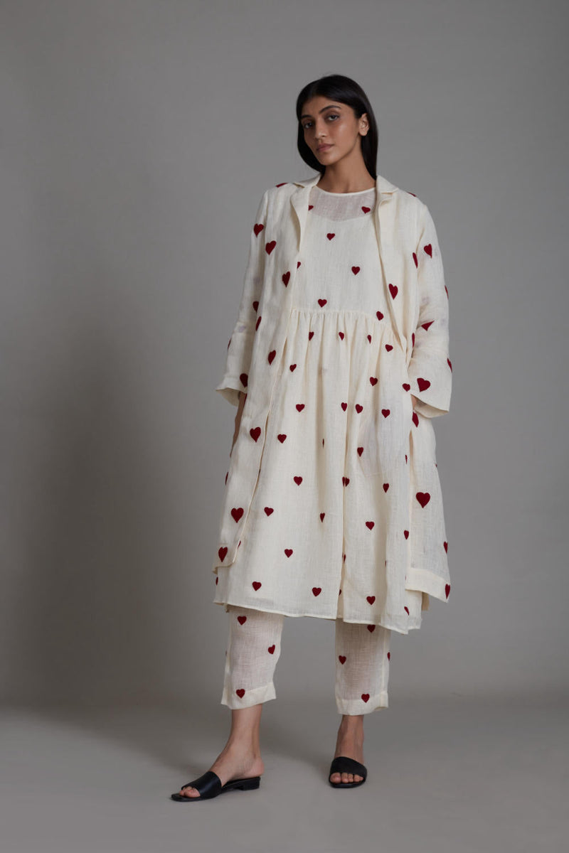 MATI TEEN PATTI JACKET-OATMEAL Jackets & Overlays by Mati for women Worldwide