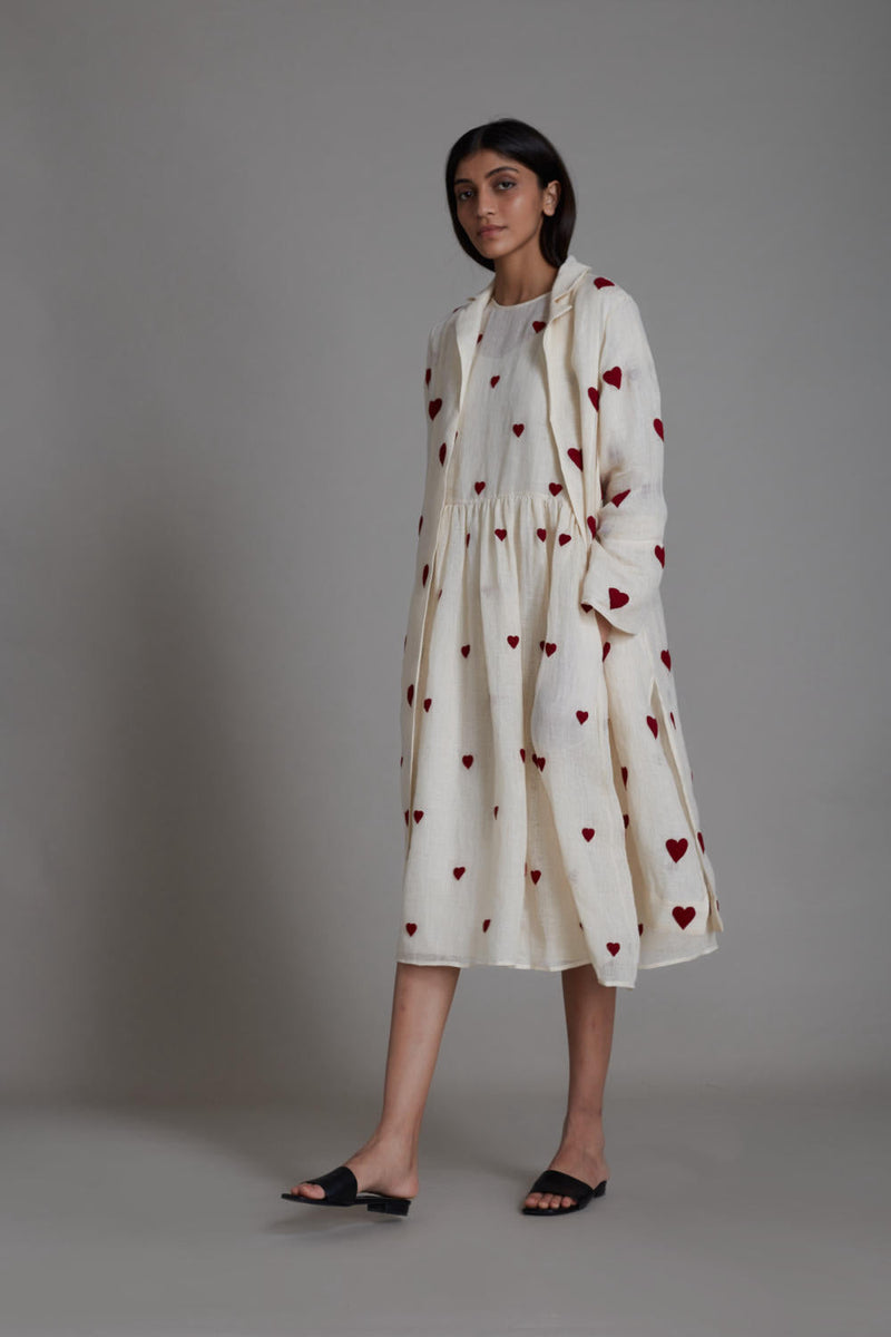 MATI TEEN PATTI JACKET-OATMEAL Jackets & Overlays by Mati for women Worldwide
