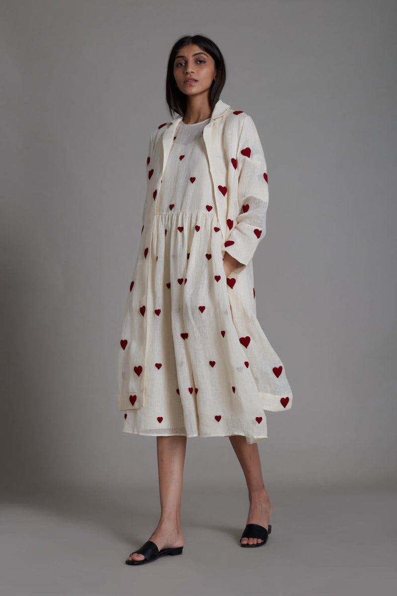 MATI TEEN PATTI JACKET-OATMEAL Jackets & Overlays by Mati for women Worldwide