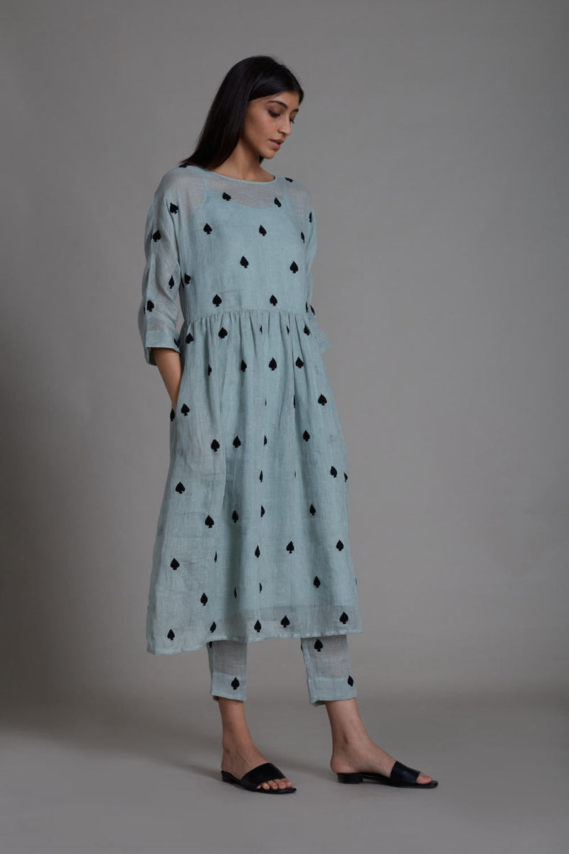 MATI TEEN PATTI SE PANTS-BLUE Bottoms by Mati for women Worldwide