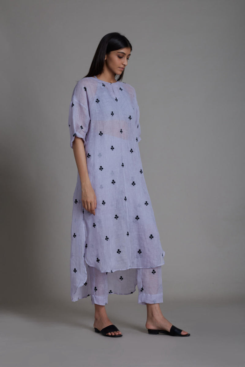 MATI TRUMP CARD TUNIC DRESS-LAVENDER Top & Tunics by Mati for women Worldwide