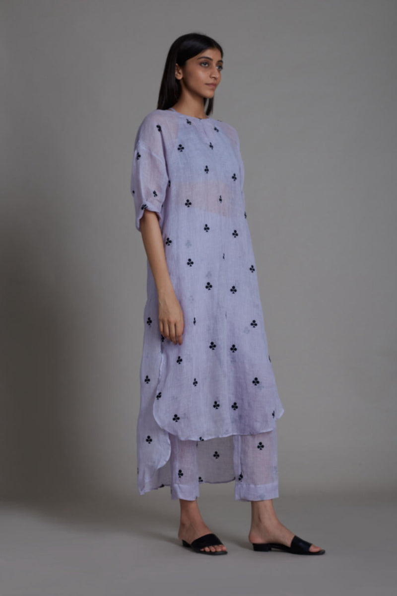 MATI TRUMP CARD TUNIC DRESS-LAVENDER Top & Tunics by Mati for women Worldwide