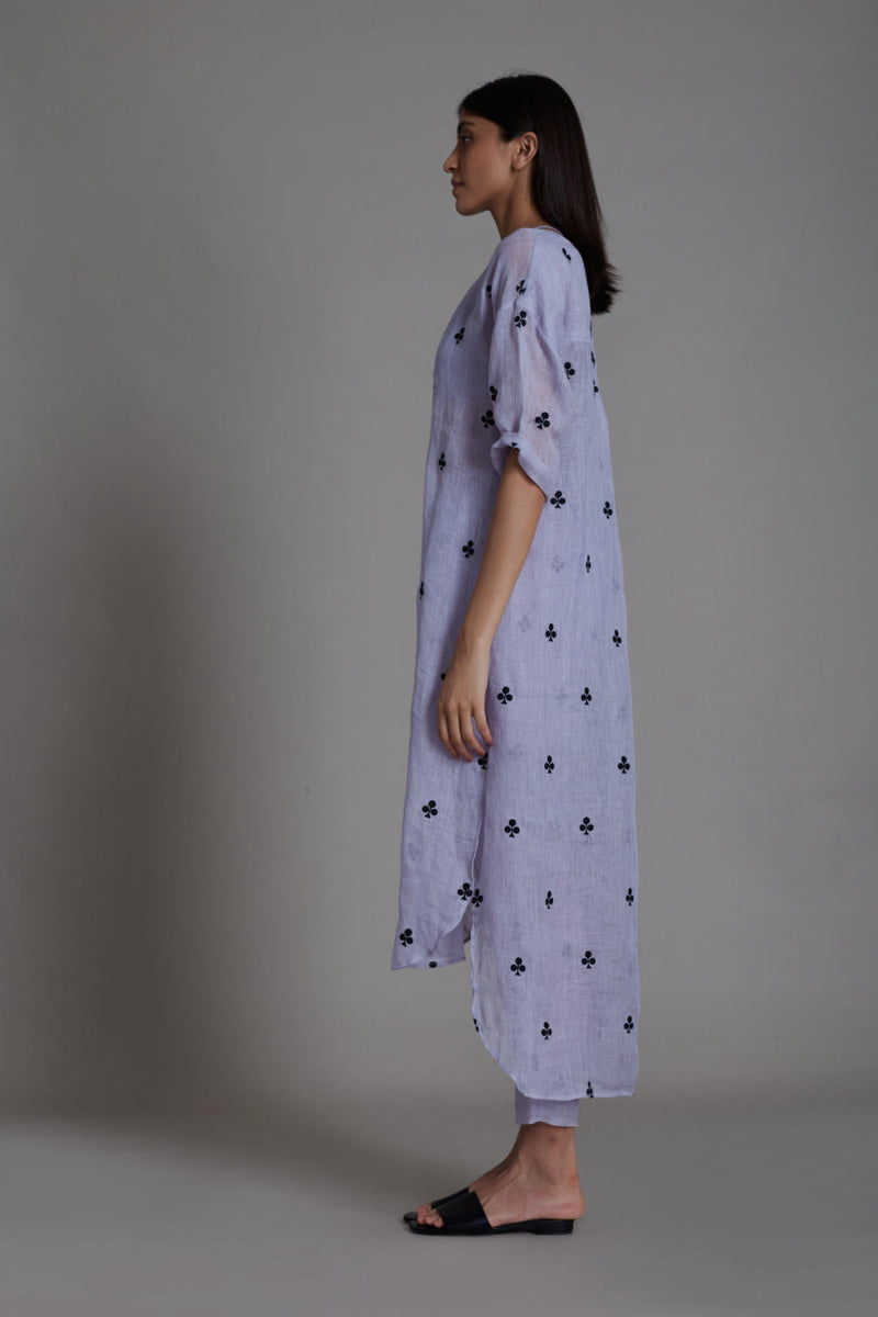 MATI TRUMP CARD TUNIC DRESS-LAVENDER Top & Tunics by Mati for women Worldwide