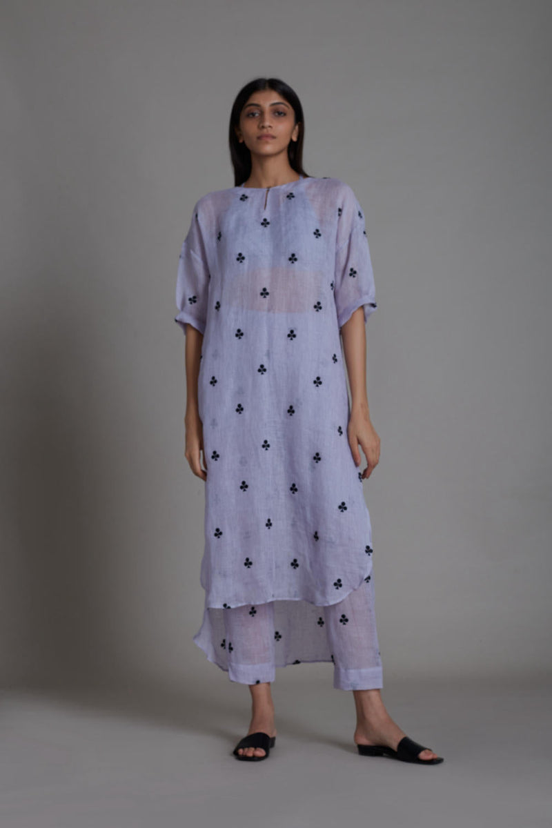 MATI TRUMP CARD TUNIC DRESS-LAVENDER Top & Tunics by Mati for women Worldwide