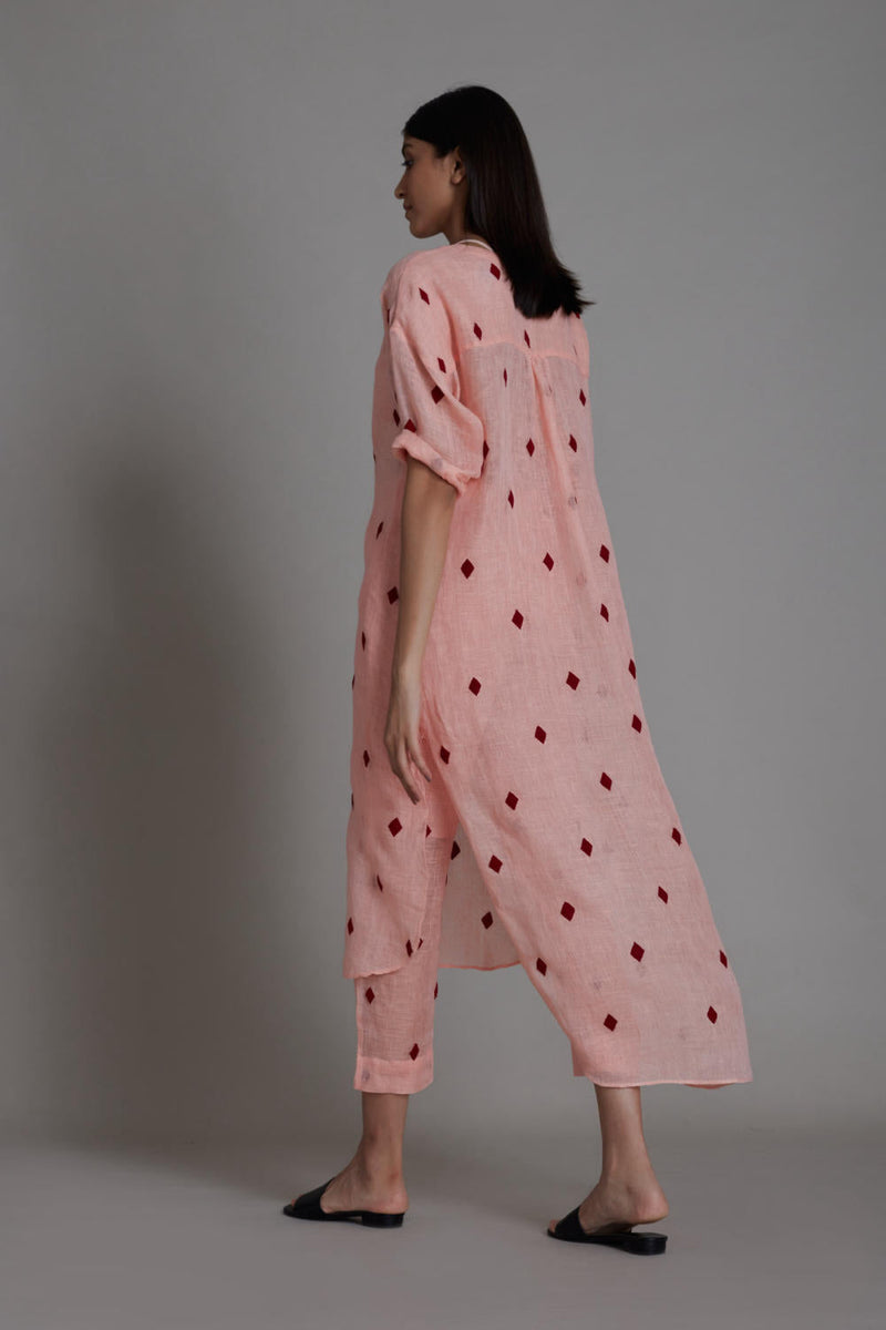 MATI TRUMP CARD TUNIC DRESS-PINK Top & Tunics by Mati for women Worldwide