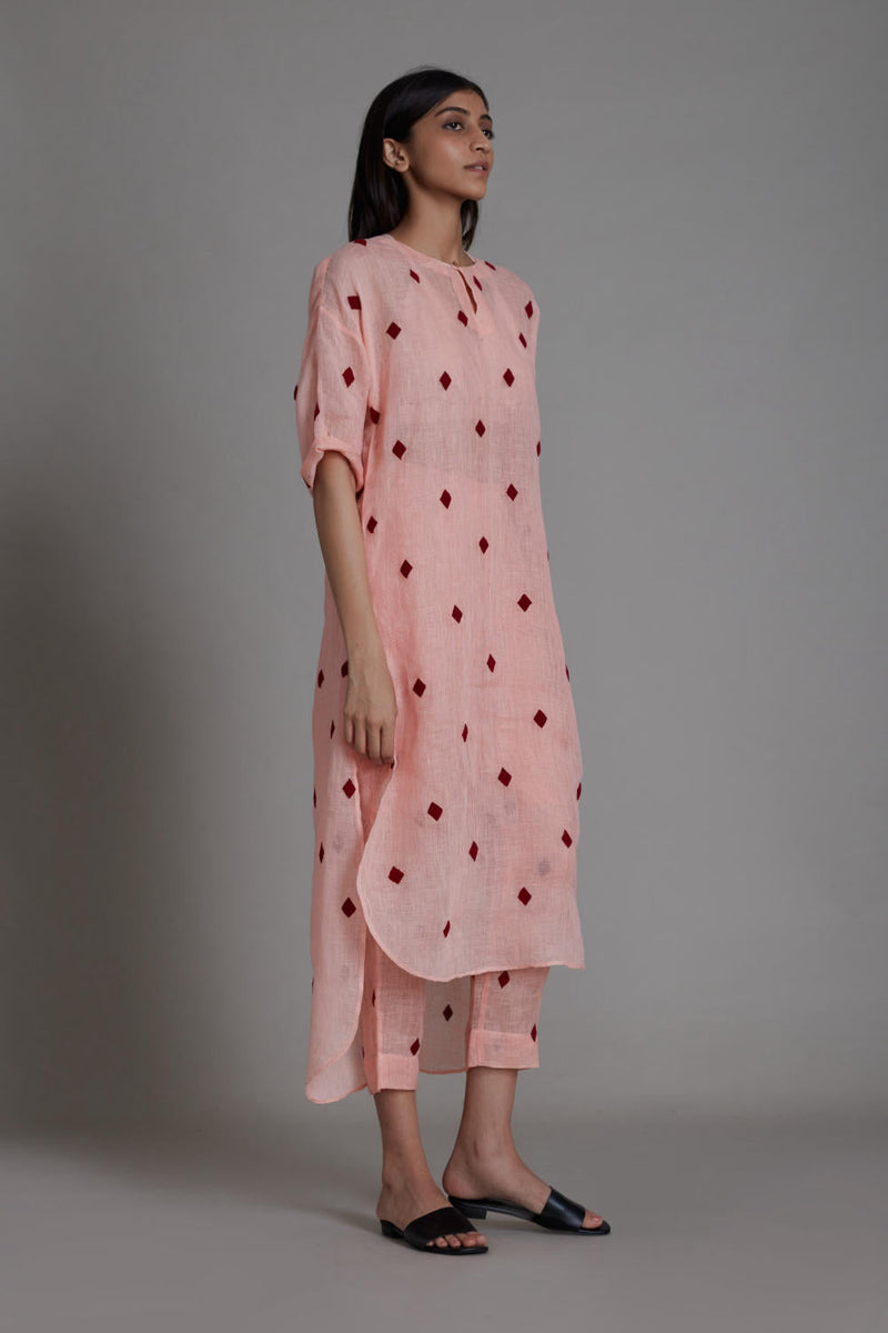 MATI TRUMP CARD TUNIC DRESS-PINK Top & Tunics by Mati for women Worldwide