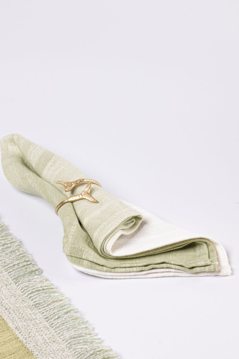 Mermaid Napkin Rings Gold-Set of 4 by Gado Living for women Worldwide