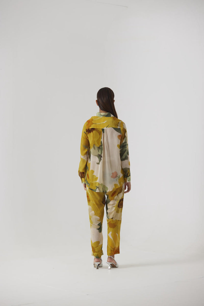 MIMOSA CO-ORD by Yam in yellow color for women Worldwide