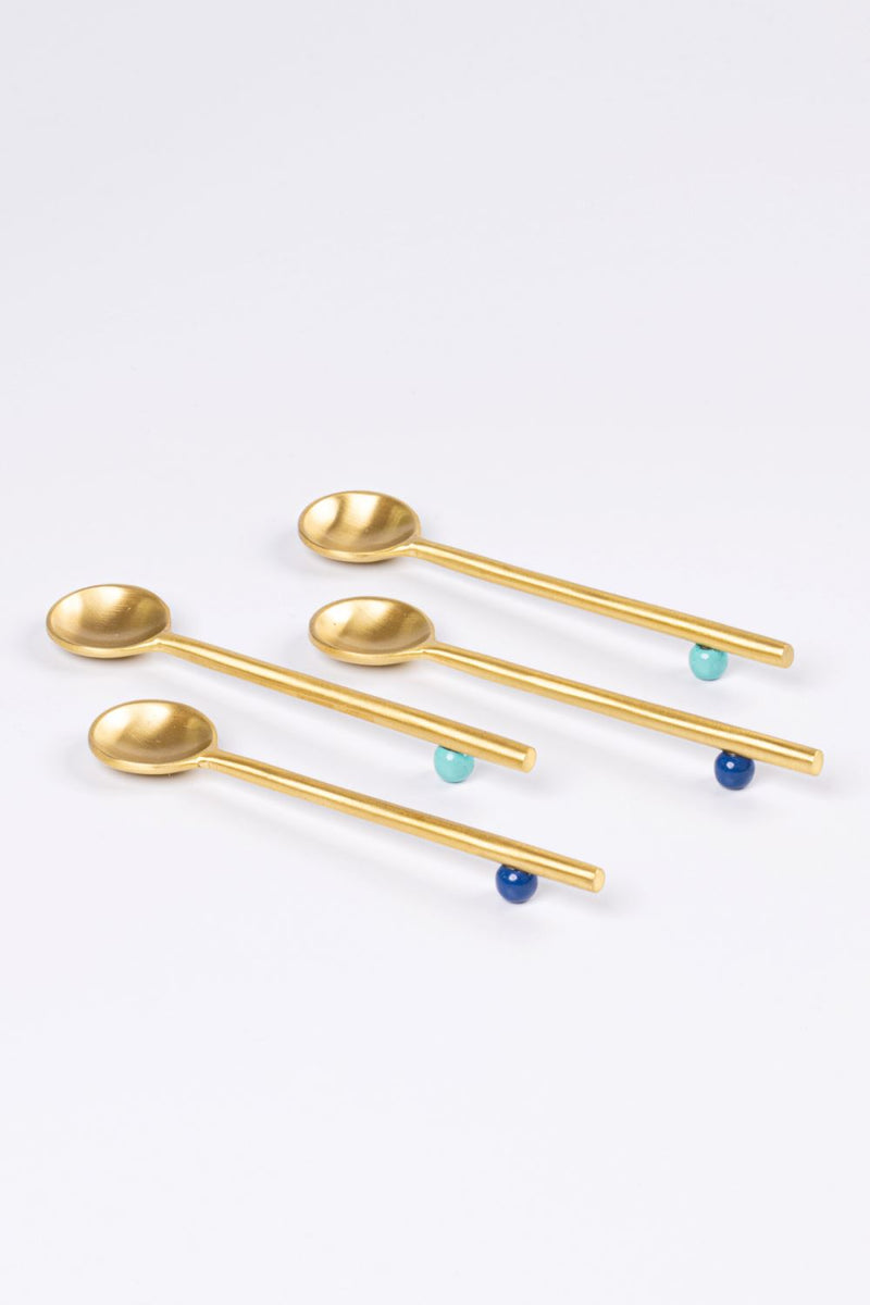 Mini Dana Spoons-Set of 4 linen by Gado Living for Worldwide