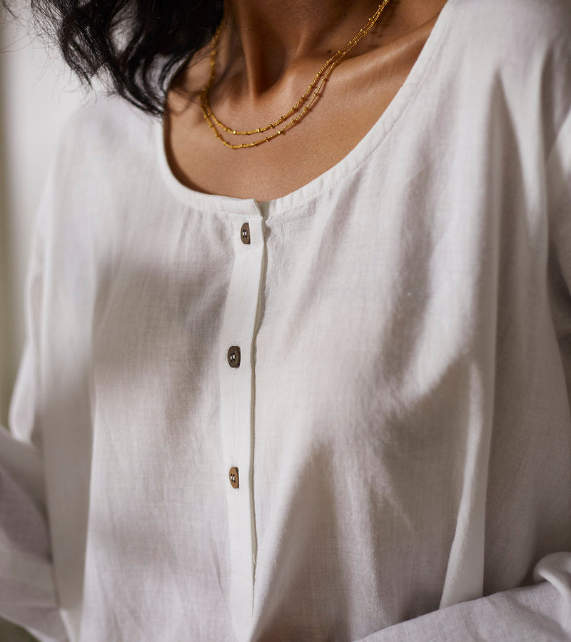 Morning Light Co-ord Set Lounge Wear by Khara Kapas for women Worldwide