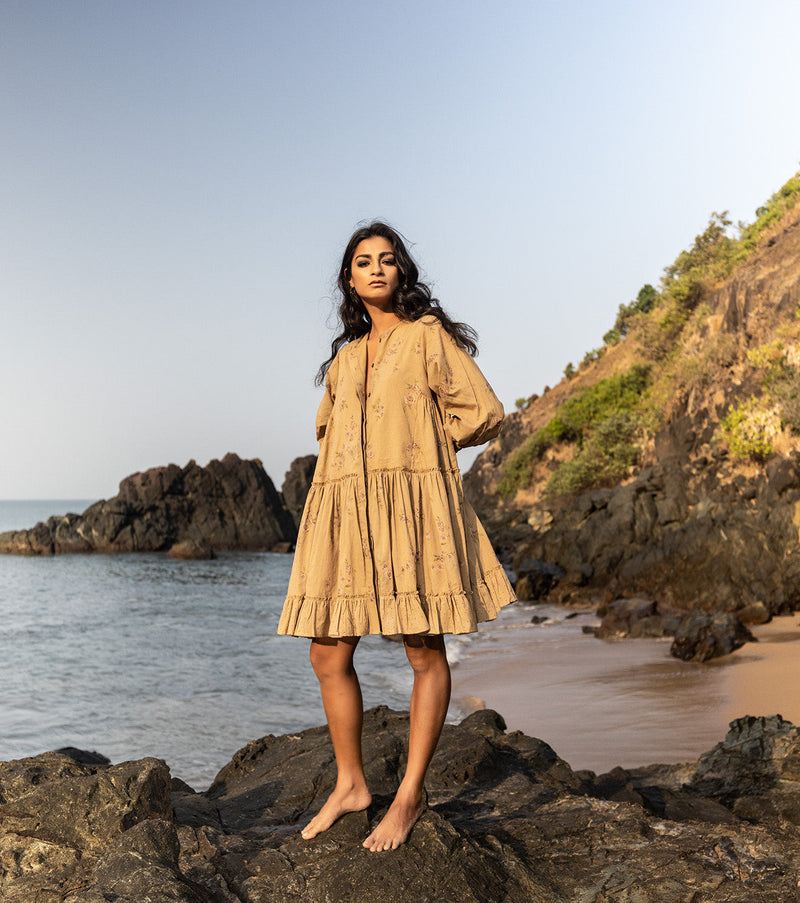 Moss pie Dress by Khara Kapas for women Worldwide