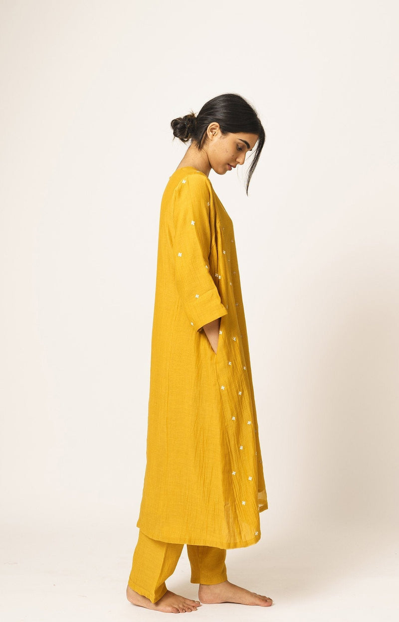 Mustard Aayat Kurta and Pant Set Fashion DOT