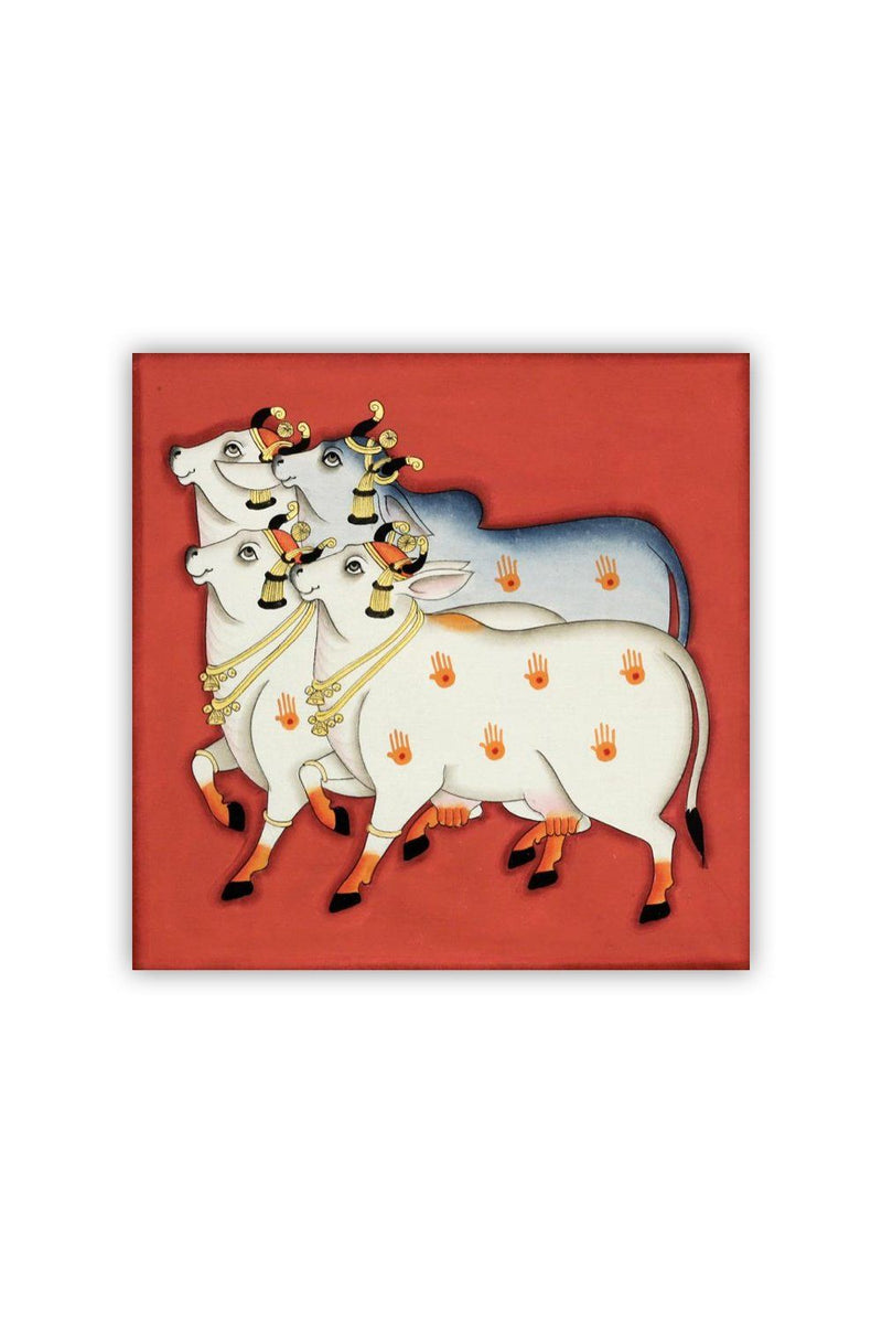 Nandi Red CW0061 Art Sushil Soni