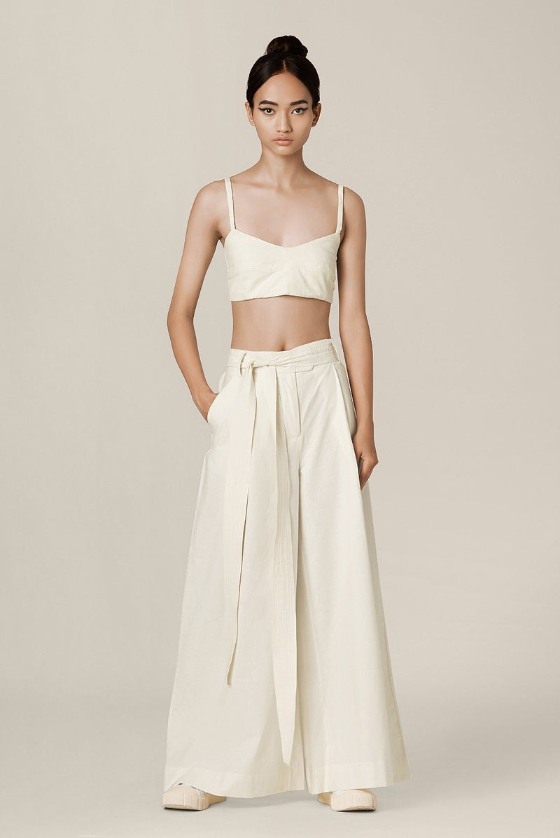 Neo Trousers by Chola in white color for women Worldwide