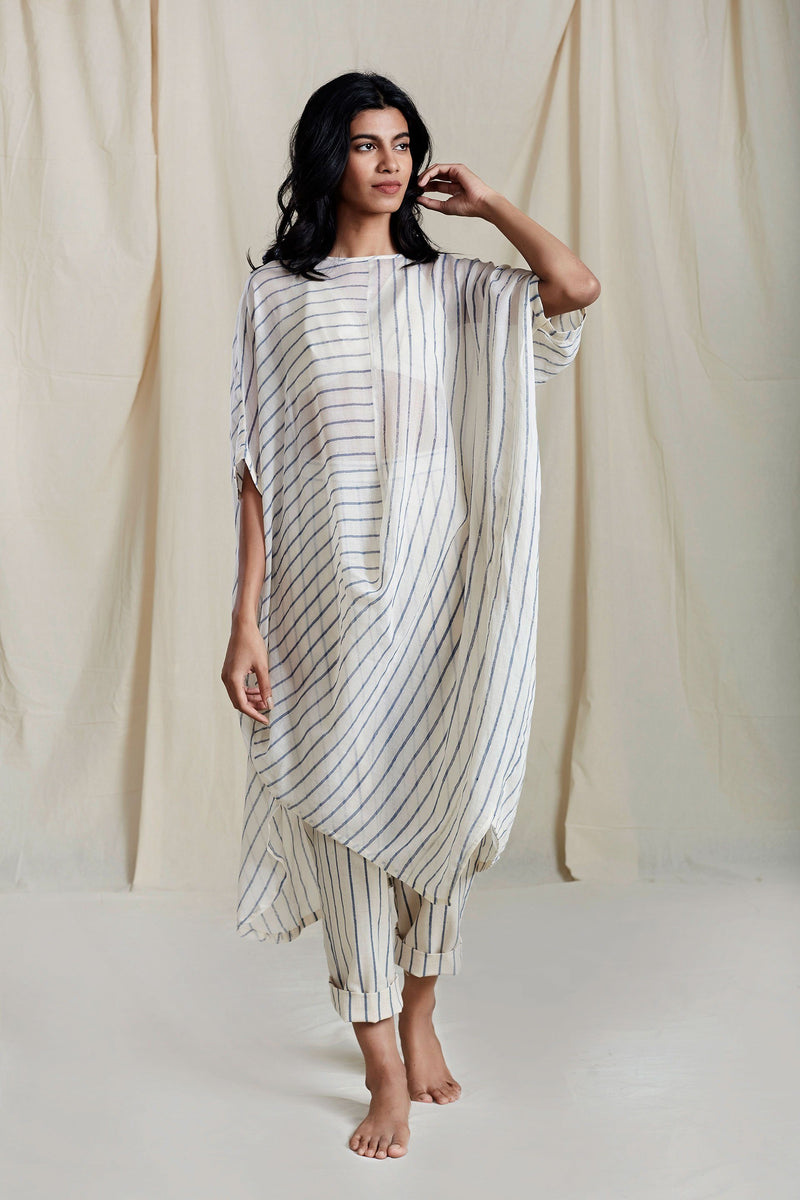 Oatmeal Cowl Tunic Top & Tunics by Mati for women Worldwide