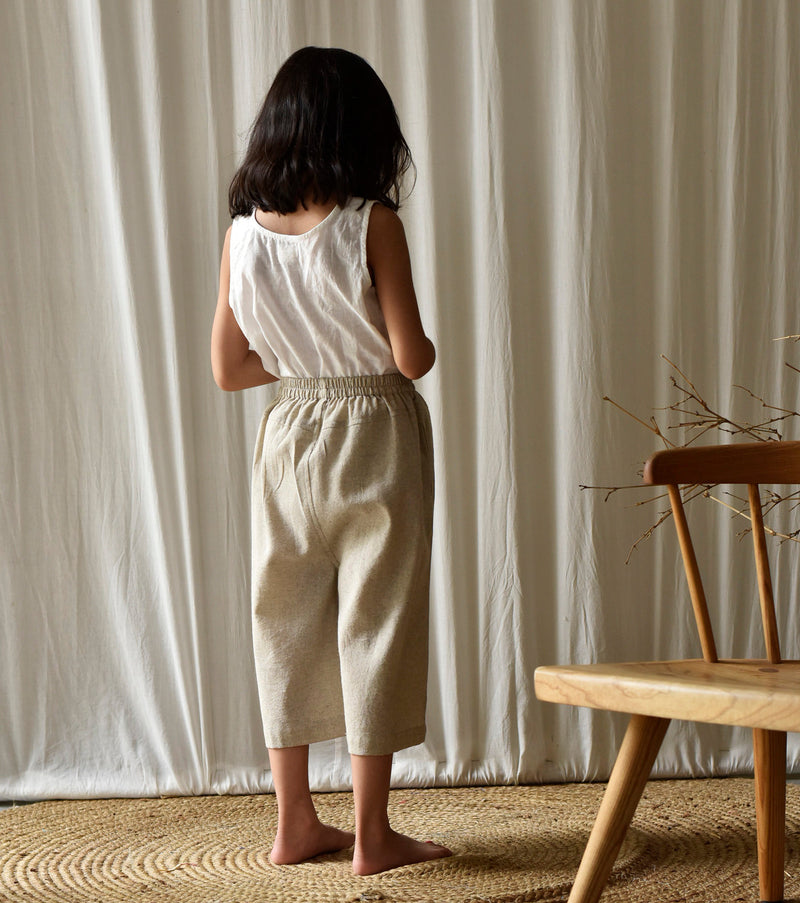 Oatmeal Pants Kids Khara Kapas Kids