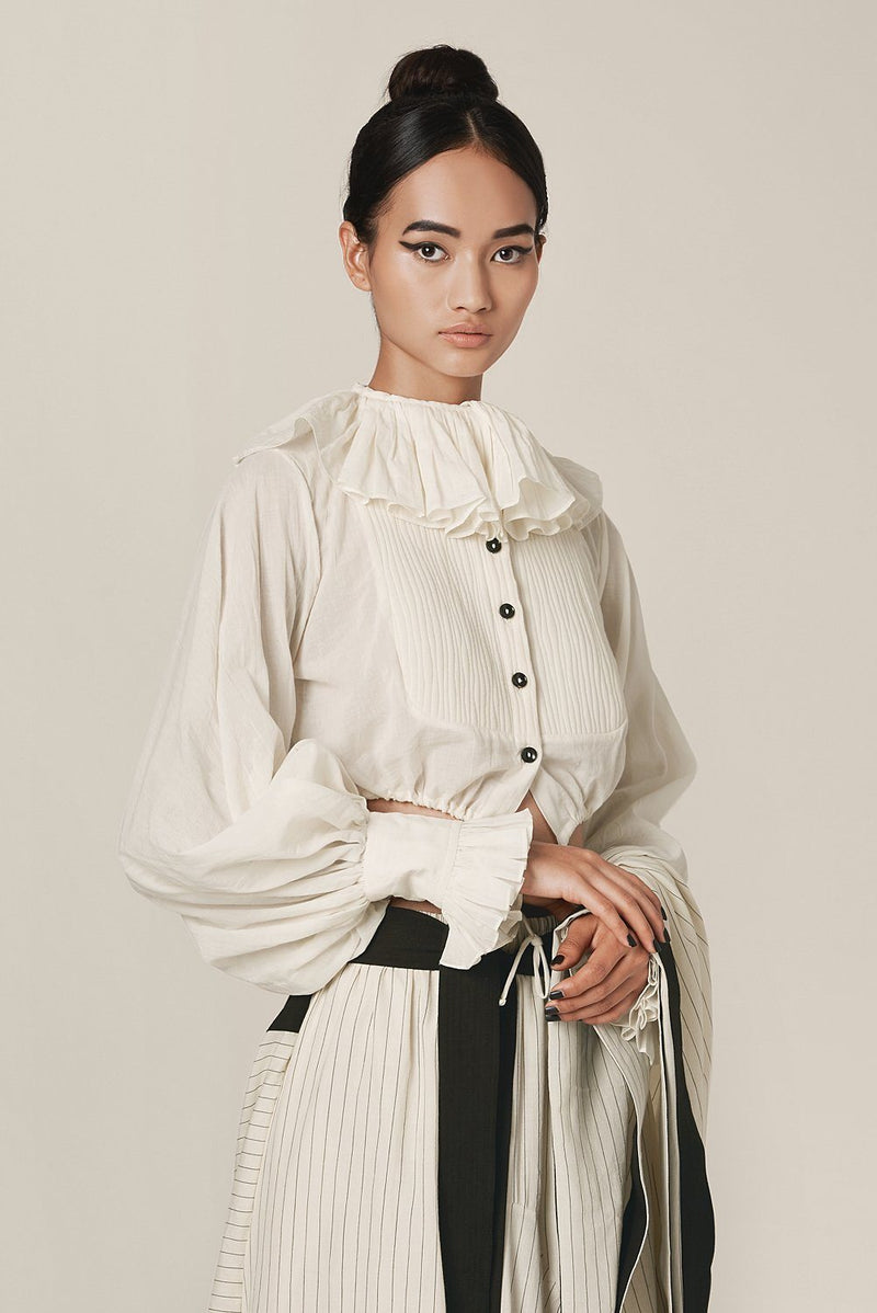 Ophelia Shirt by Chola in white color for women Worldwide