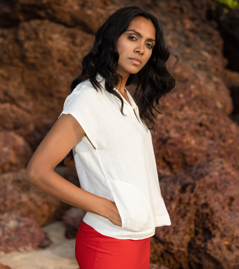 Oslo by Khara Kapas in white for women Worldwide