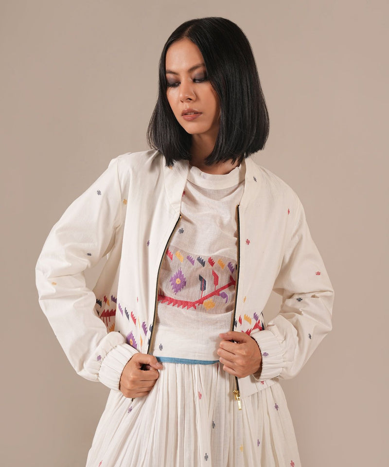PEARL CLOUD SET 100% cotton by Indigo Dreams in ivory color for women Worldwide