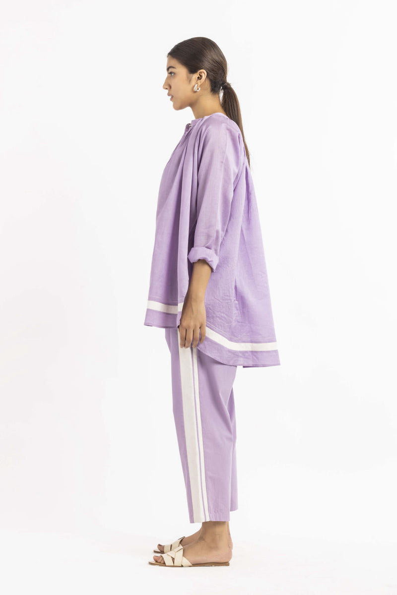 Peasant Top Co-ord Lavender Co-ord Set,Top & Tunics by THREE for women Worldwide
