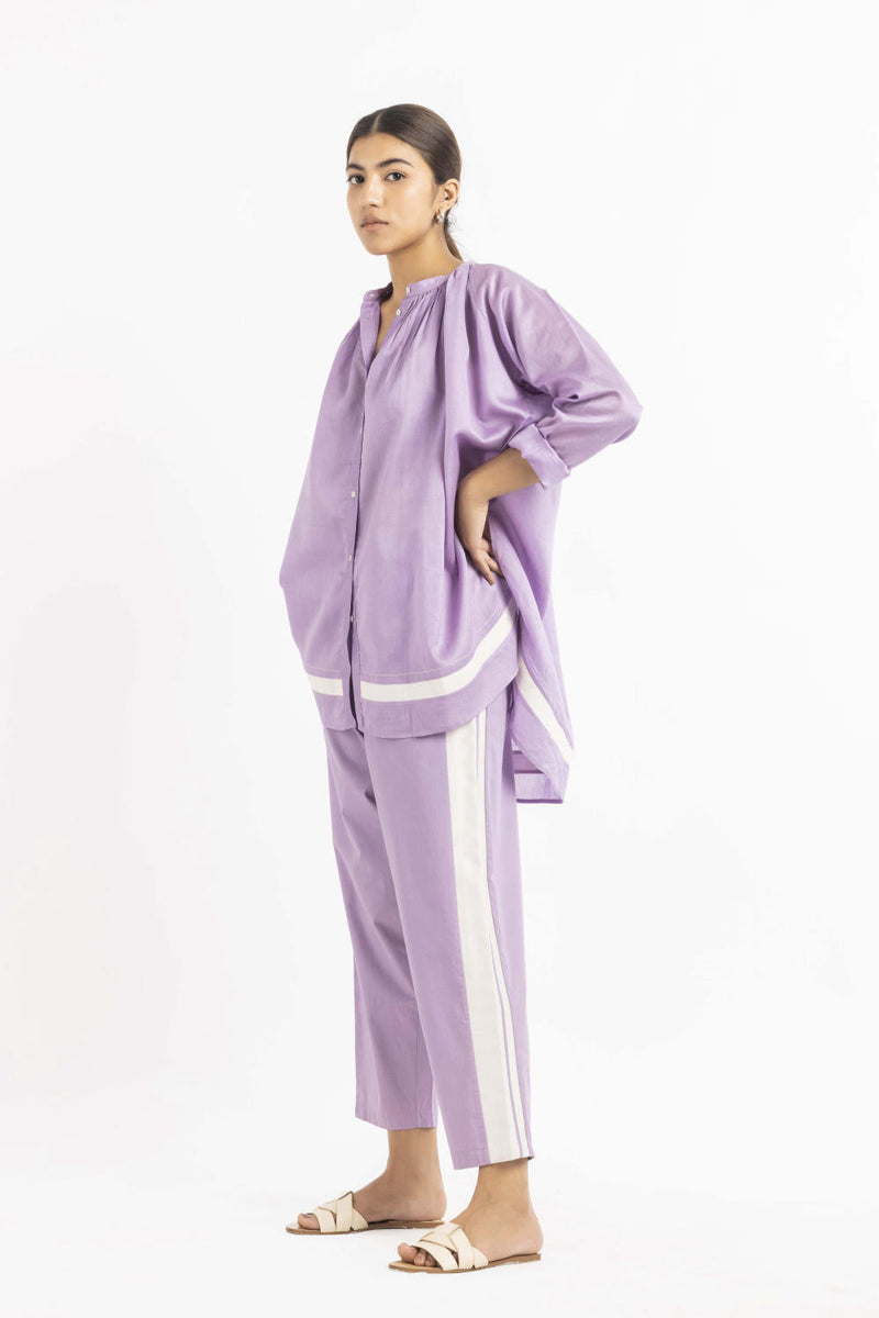 Peasant Top Co-ord Lavender Co-ord Set,Top & Tunics by THREE for women Worldwide