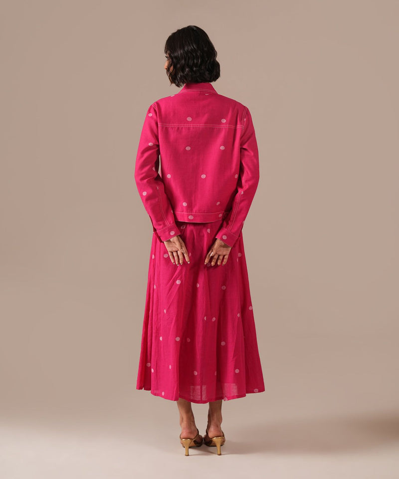 PEONY HAZE SET 100% cotton by Indigo Dreams in pink color for women Worldwide