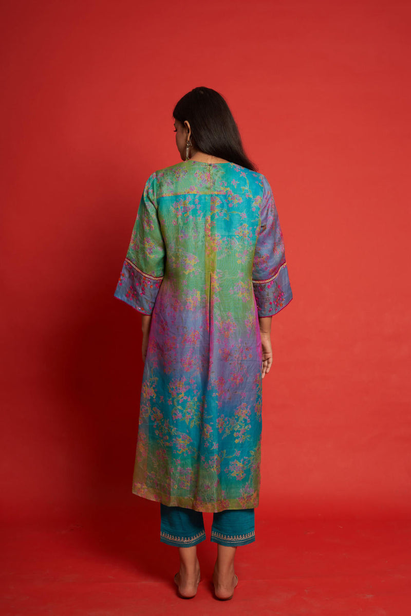 Periwinkle Kurta Sets by Priti Prashant for women Worldwide