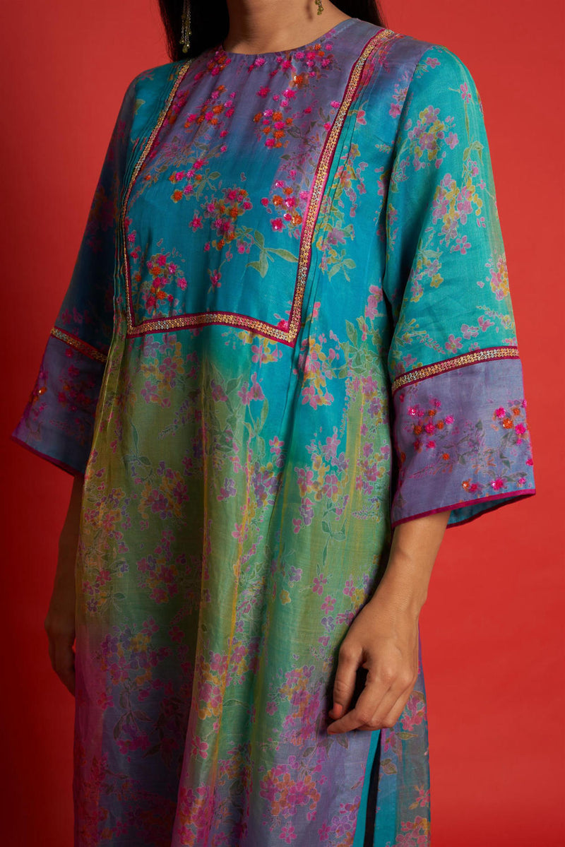 Periwinkle Kurta Sets by Priti Prashant for women Worldwide