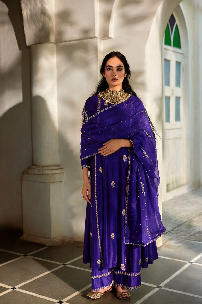 PH-2809 Yere Anarkali Set by Paulmi & Harsh for women Worldwide