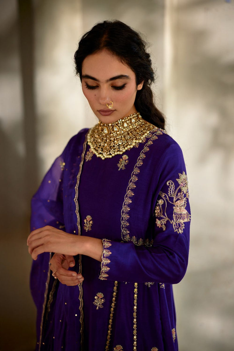 PH-2809 Yere Anarkali Set by Paulmi & Harsh for women Worldwide
