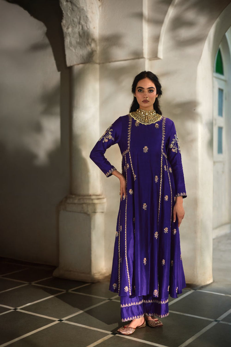 PH-2809 Yere Anarkali Set by Paulmi & Harsh for women Worldwide