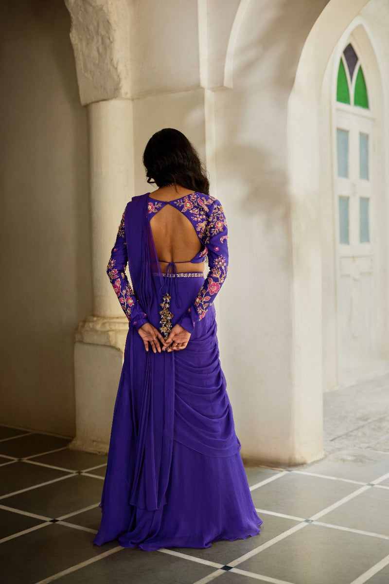 PH-2833 Lithi Saree Set chiffon by Paulmi & Harsh for women Worldwide