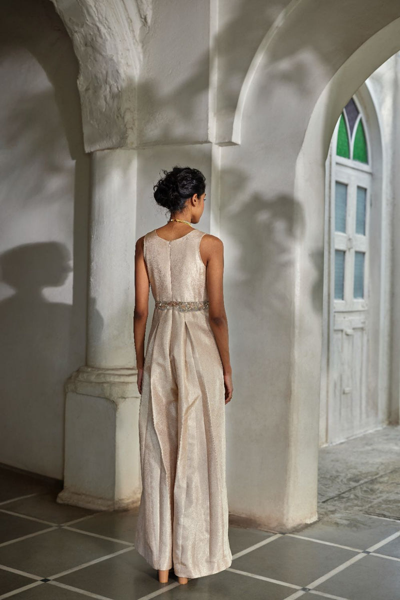 PH-3119 Sera Cape Jumpsuit Set by Paulmi & Harsh for women Worldwide