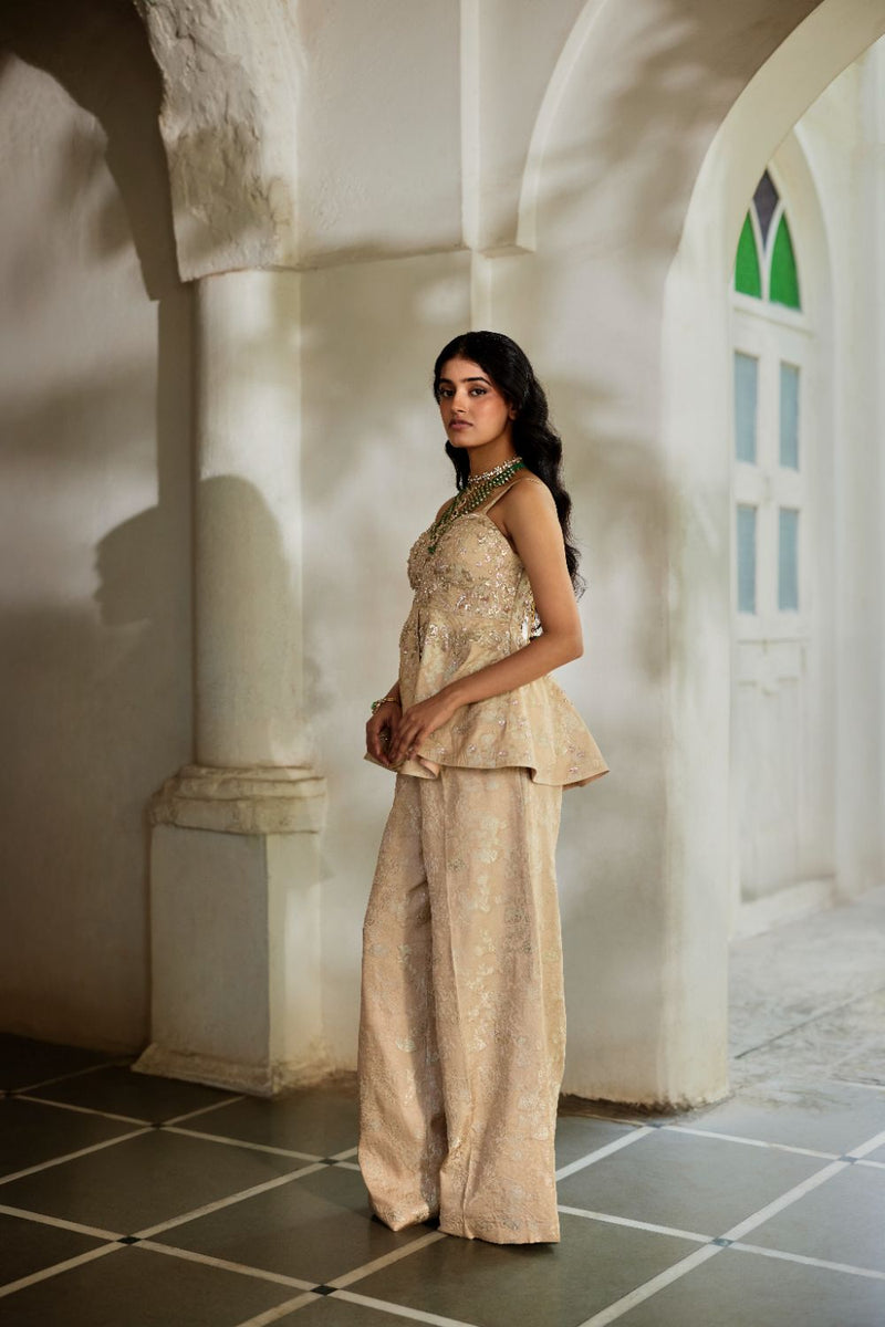 PH-3123 Nara Peplum Set by Paulmi & Harsh for women Worldwide