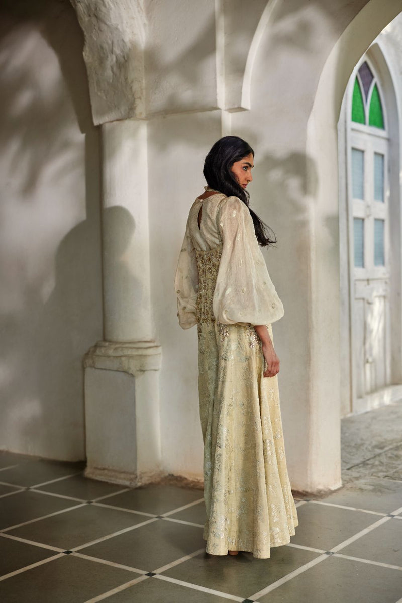 PH-3124 Reni Jumpsuit by Paulmi & Harsh in green color for women Worldwide