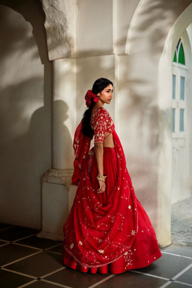 PH-3127 Mahi Lehenga Set by Paulmi & Harsh for women Worldwide