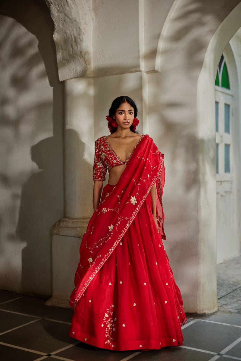 PH-3127 Mahi Lehenga Set by Paulmi & Harsh for women Worldwide