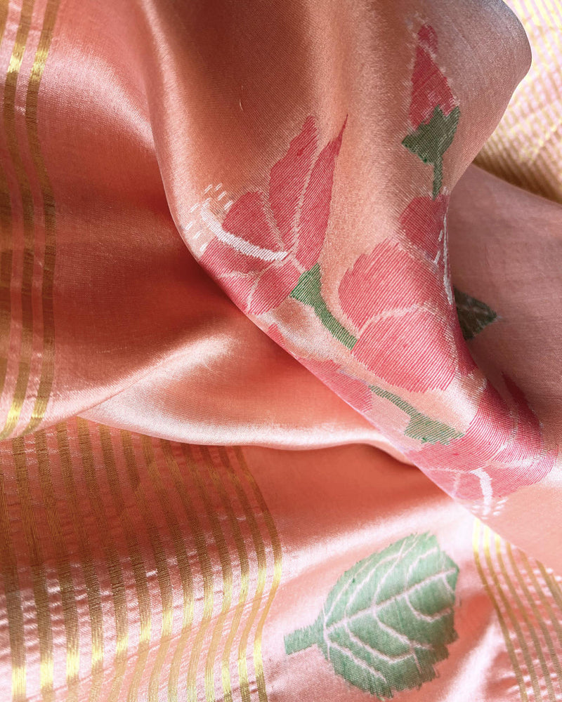Phool Pata Sari Sarees by Suparna Som for women Worldwide