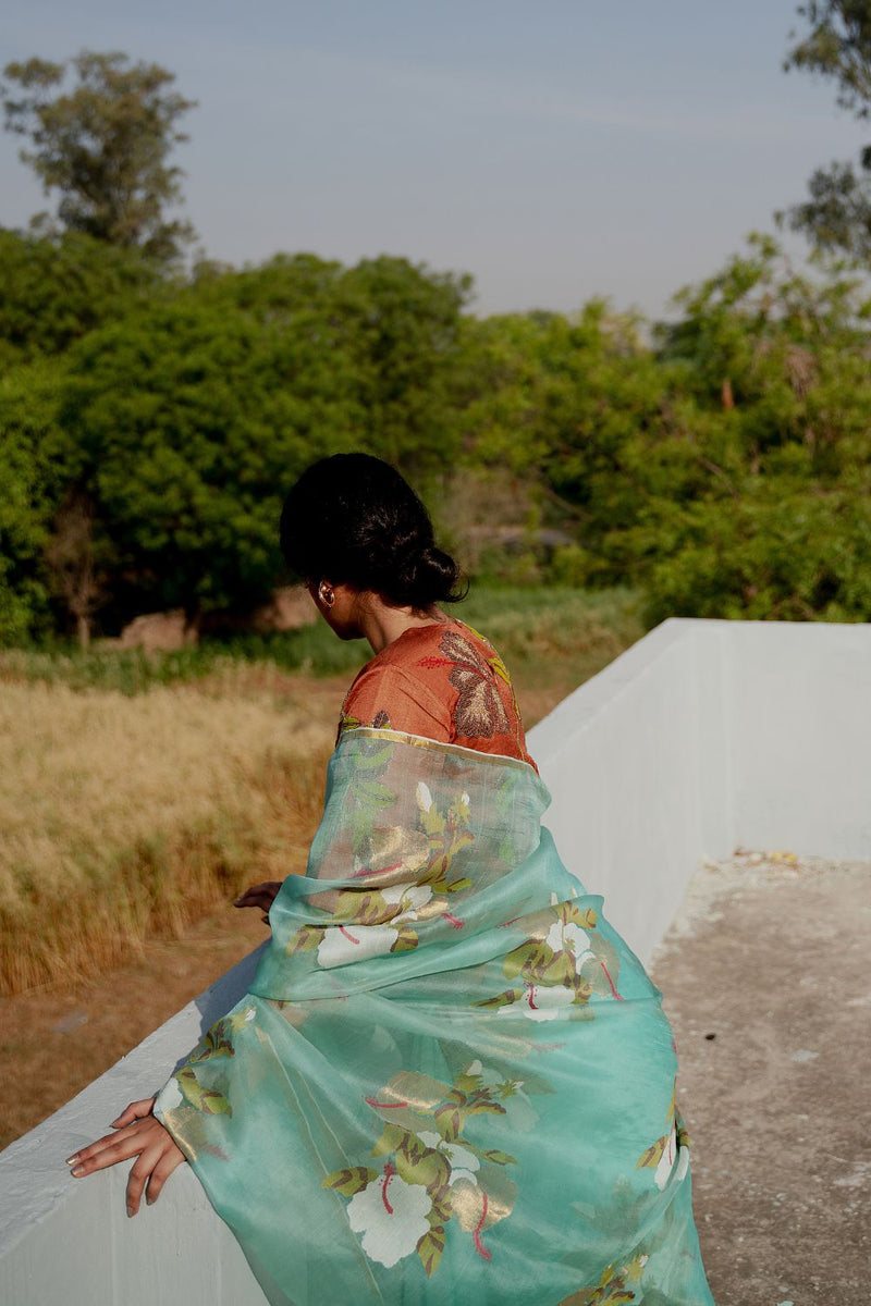 Phulavaari Sari Sarees by Suparna Som for women Worldwide