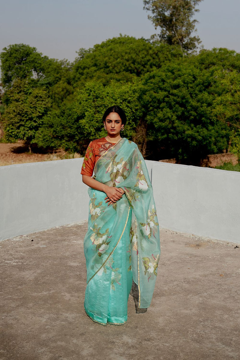 Phulavaari Sari Sarees by Suparna Som for women Worldwide