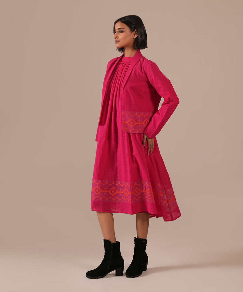 PINK AURA SET 100% cotton by Indigo Dreams in pink color for women Worldwide