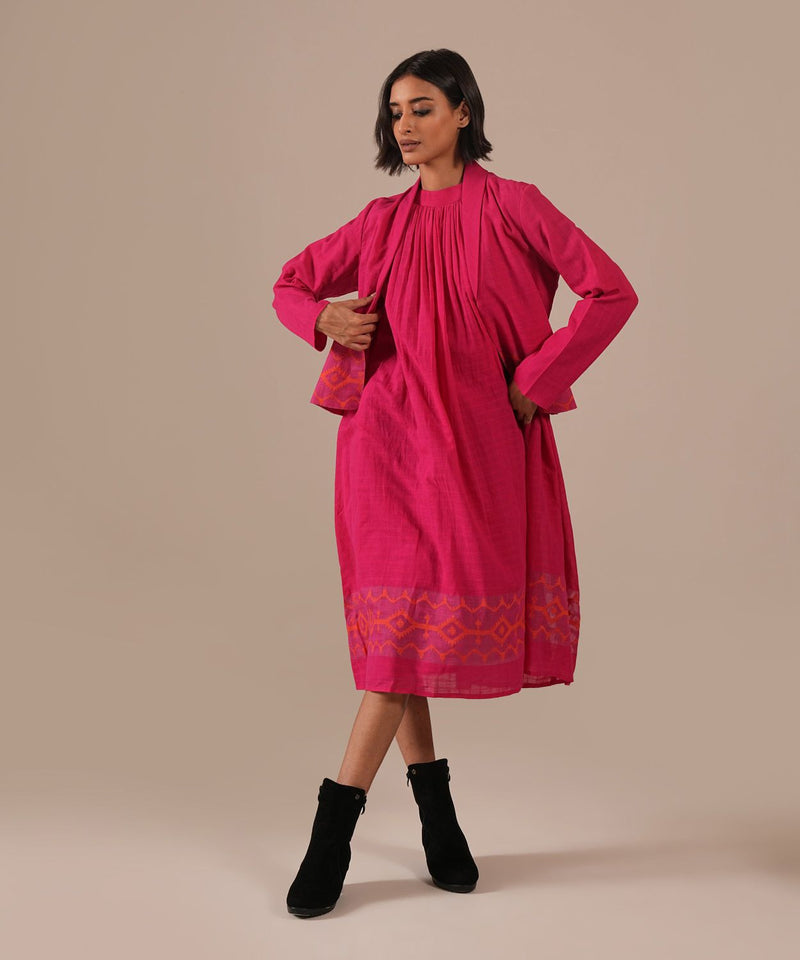 PINK AURA SET 100% cotton by Indigo Dreams in pink color for women Worldwide
