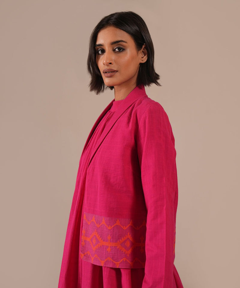 PINK AURA SET 100% cotton by Indigo Dreams in pink color for women Worldwide