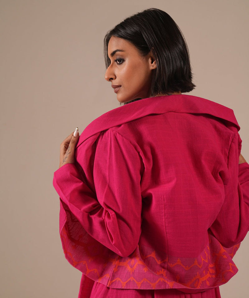 PINK AURA SET 100% cotton by Indigo Dreams in pink color for women Worldwide