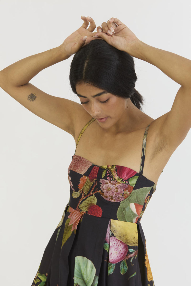 PLUM BRALETTE DRESS satin by Yam for women Worldwide