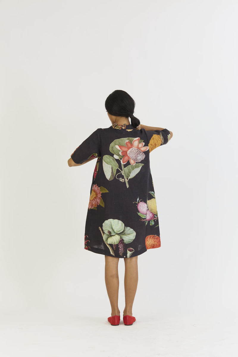 PLUM SHORT COLLARED DRESS by Yam for women Worldwide